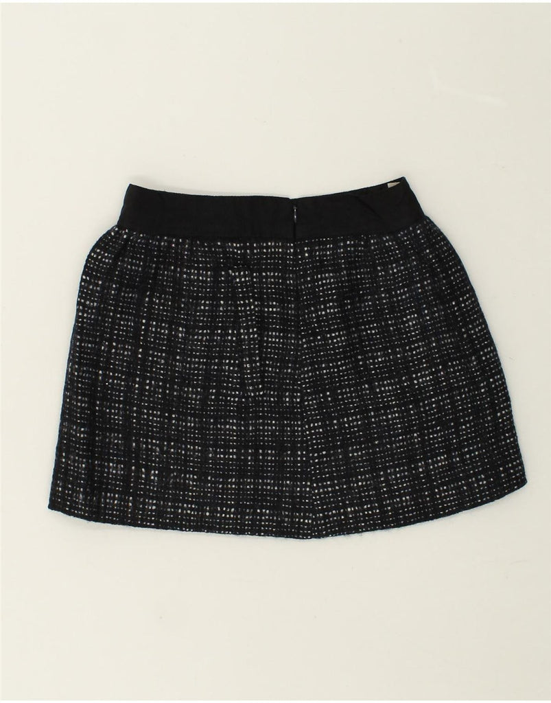 J. CREW Womens Mini Skirt US 0 XS W26  Black Flecked Wool | Vintage J. Crew | Thrift | Second-Hand J. Crew | Used Clothing | Messina Hembry 