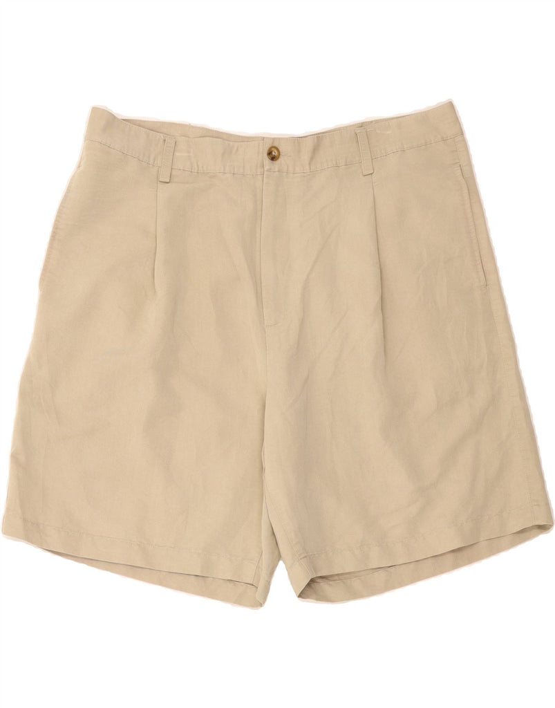 CHAPS Mens Chino Shorts W40 XL Beige Rayon Vintage Chaps and Second-Hand Chaps from Messina Hembry 