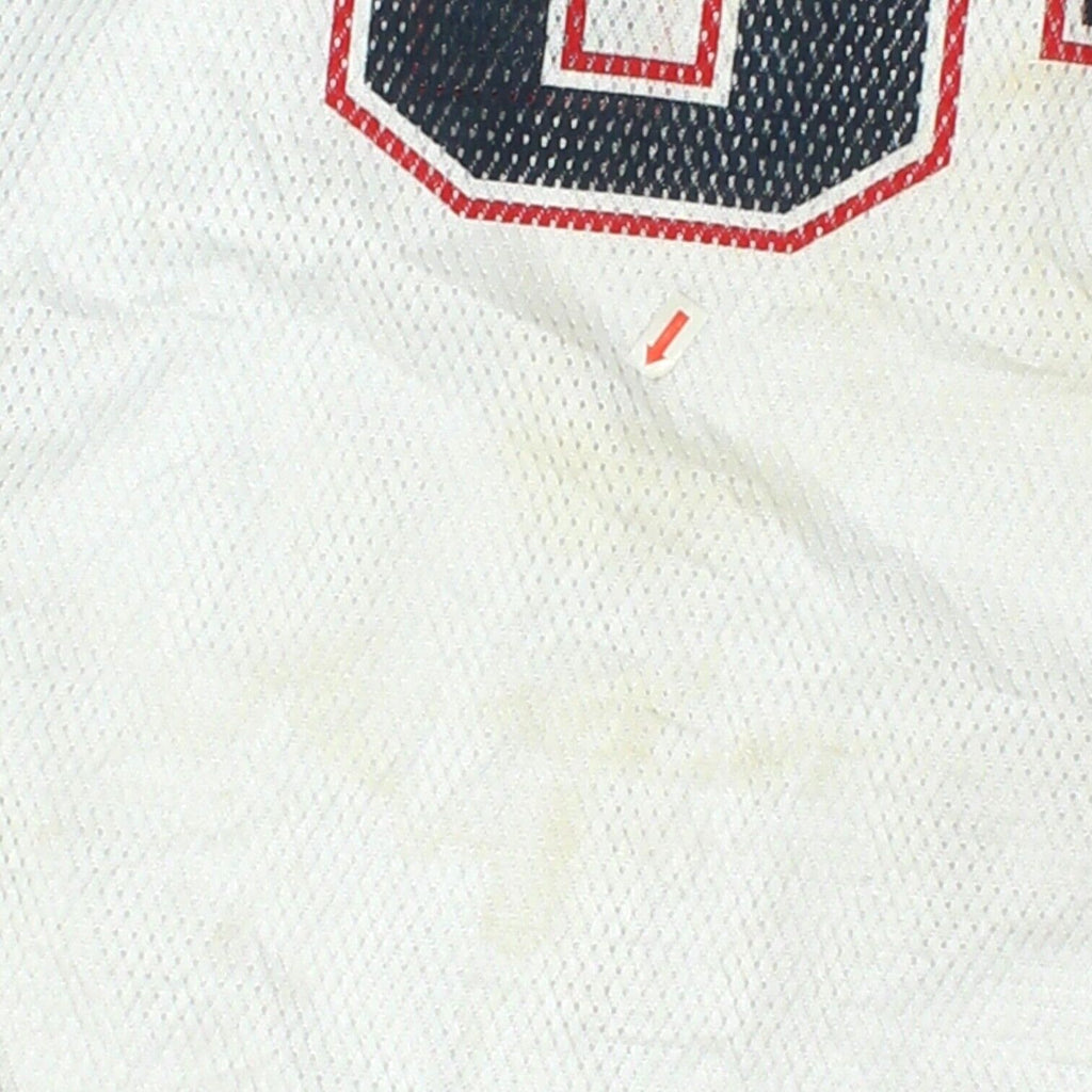 New England Patriots Tedy Bruschi Reebok Mens White Jersey | NFL Sportswear VTG Vintage Messina Hembry and Second-Hand Messina Hembry from Messina Hembry 