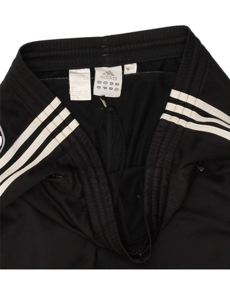 ADIDAS Mens Tracksuit Trousers Small Black Polyester | Vintage Adidas | Thrift | Second-Hand Adidas | Used Clothing | Messina Hembry 