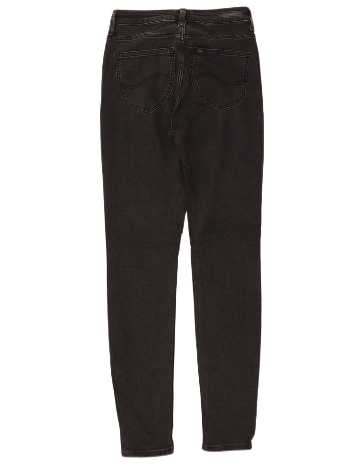LEE Womens Scarlett High Skinny Jeans W28 L33 Black Cotton