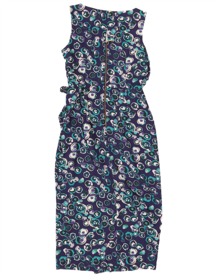 CLOSED Womens Sleeveless Sheath Dress UK 12 Medium Purple Spotted
