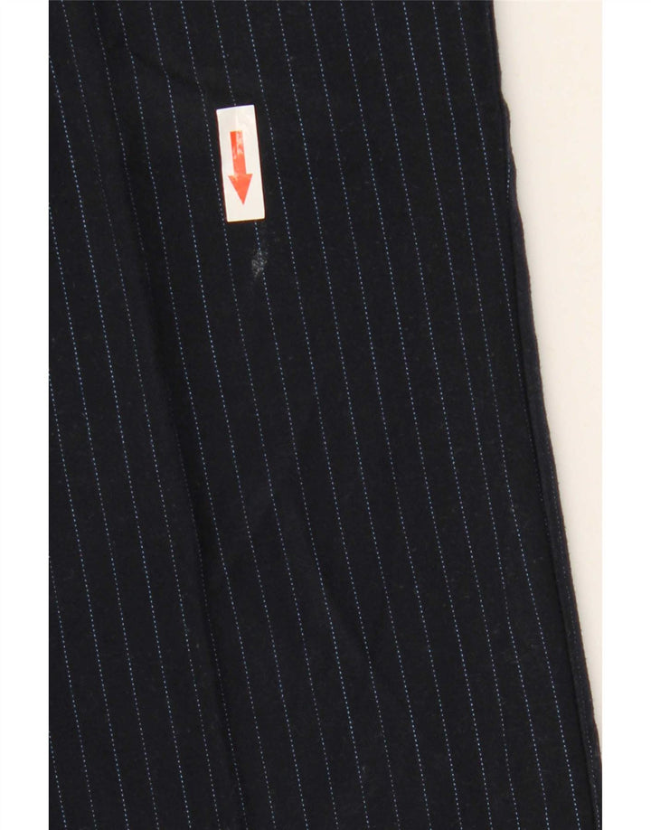 Marks & Spencer Womens Suit Trousers UK 12 Medium W32 L27 Navy Blue