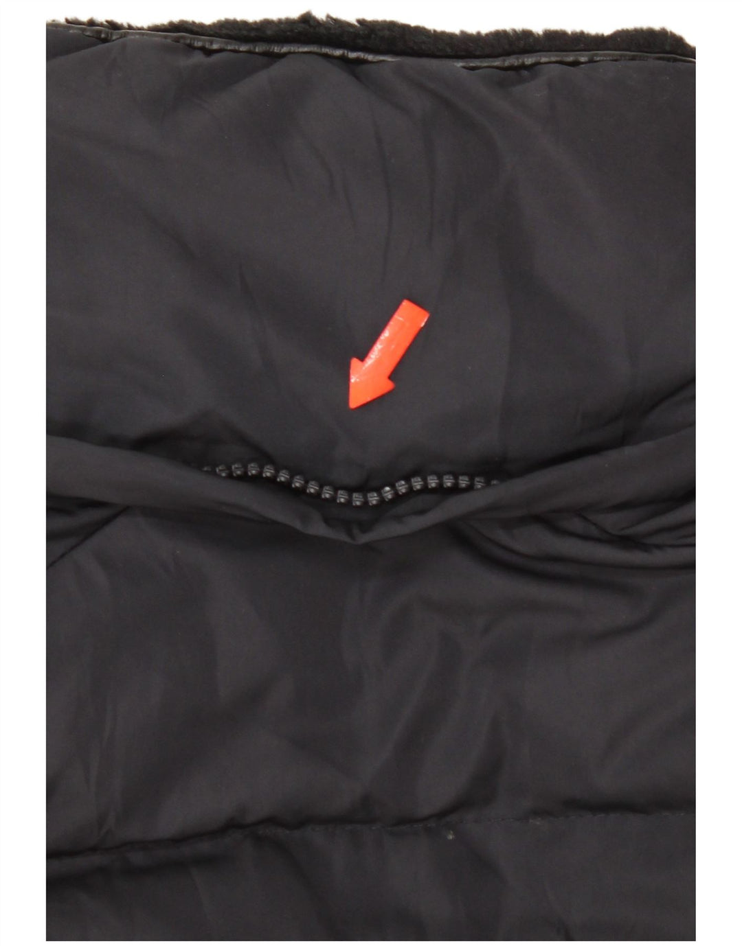 Zara Womens Padded Jacket UK 14 Large Navy Blue