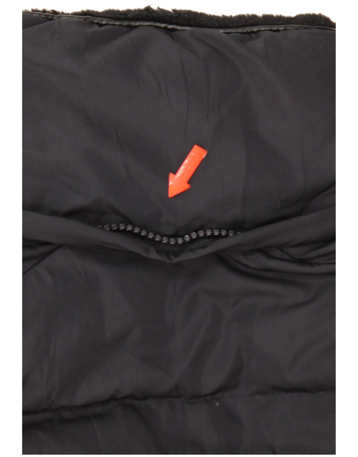 Zara Womens Padded Jacket UK 14 Large Navy Blue