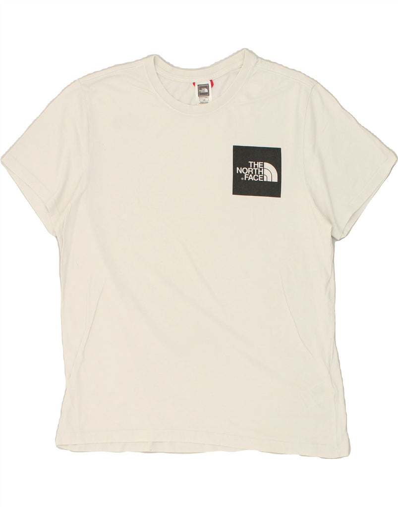 THE NORTH FACE Mens T-Shirt Top Large White Cotton | Vintage The North Face | Thrift | Second-Hand The North Face | Used Clothing | Messina Hembry 