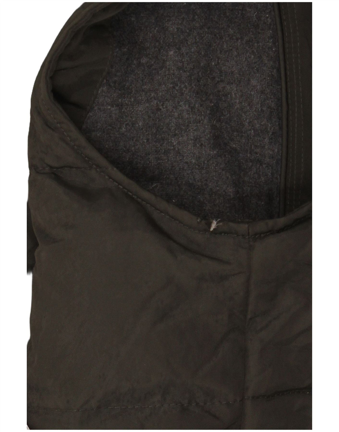 John Lewis Mens Padded Gilet UK 38 Medium Khaki Nylon