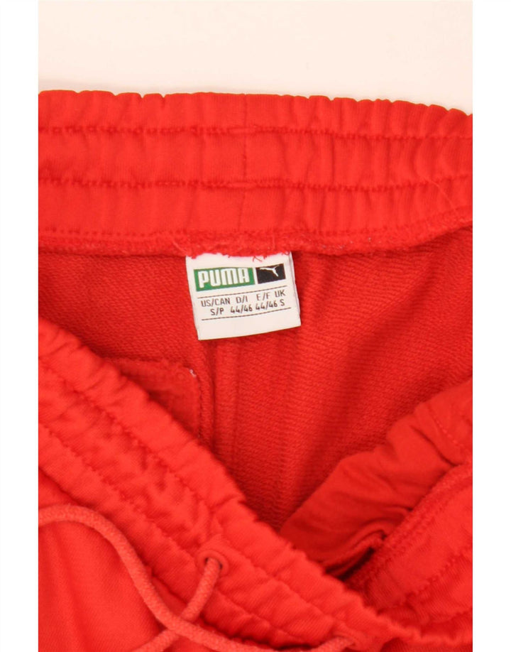 Puma Mens Sport Shorts Small Red Colourblock