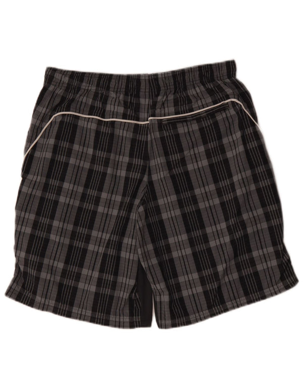 Nike Mens Sport Shorts Medium  Grey Check Polyester