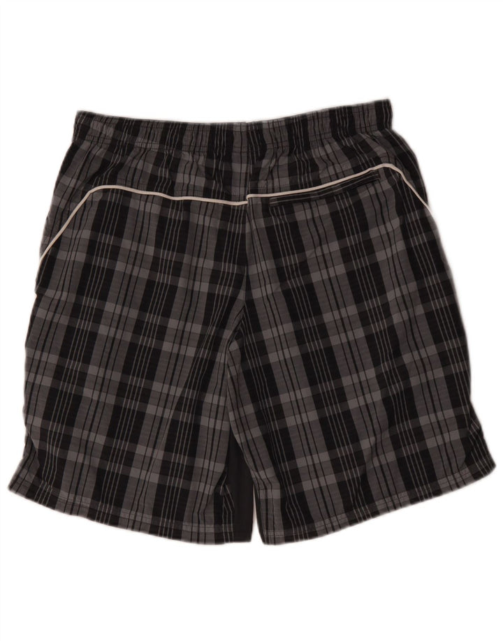 Nike Mens Sport Shorts Medium  Grey Check Polyester