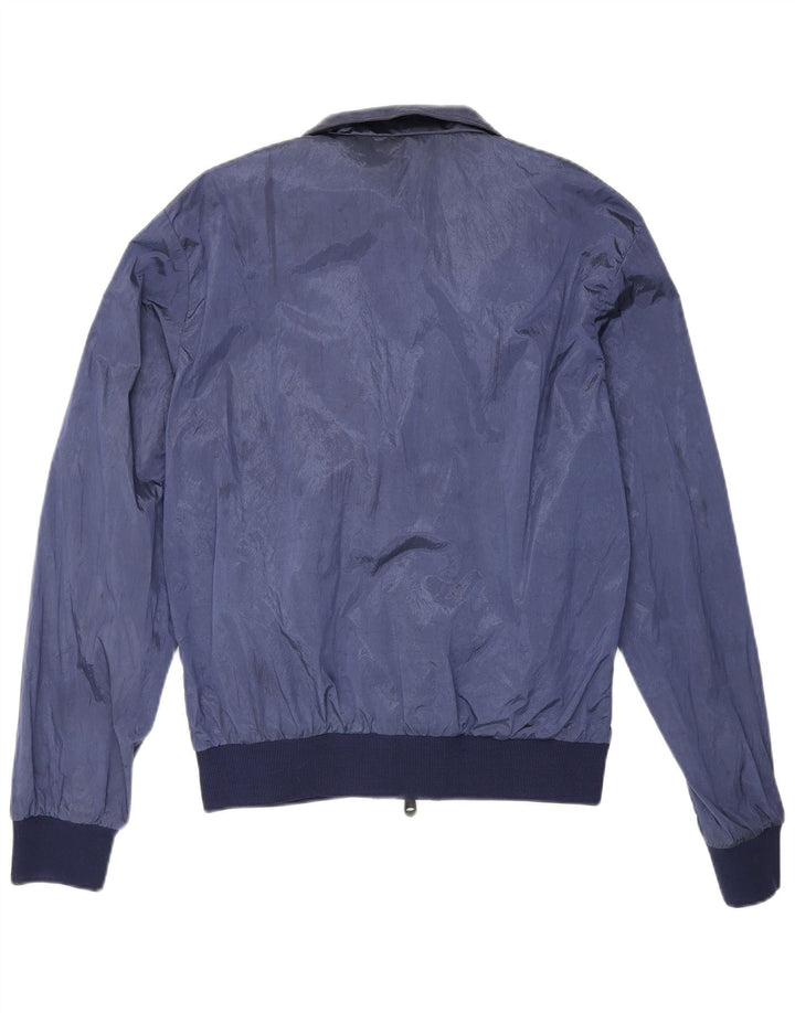 Refrigiwear Mens Bomber Jacket IT 46 Small Blue Colourblock Polyamide