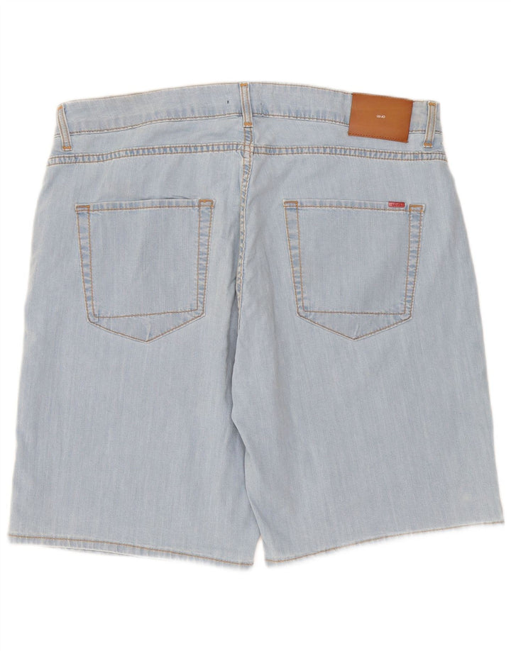 Liu Jo Mens Denim Shorts W38 XL Blue Cotton