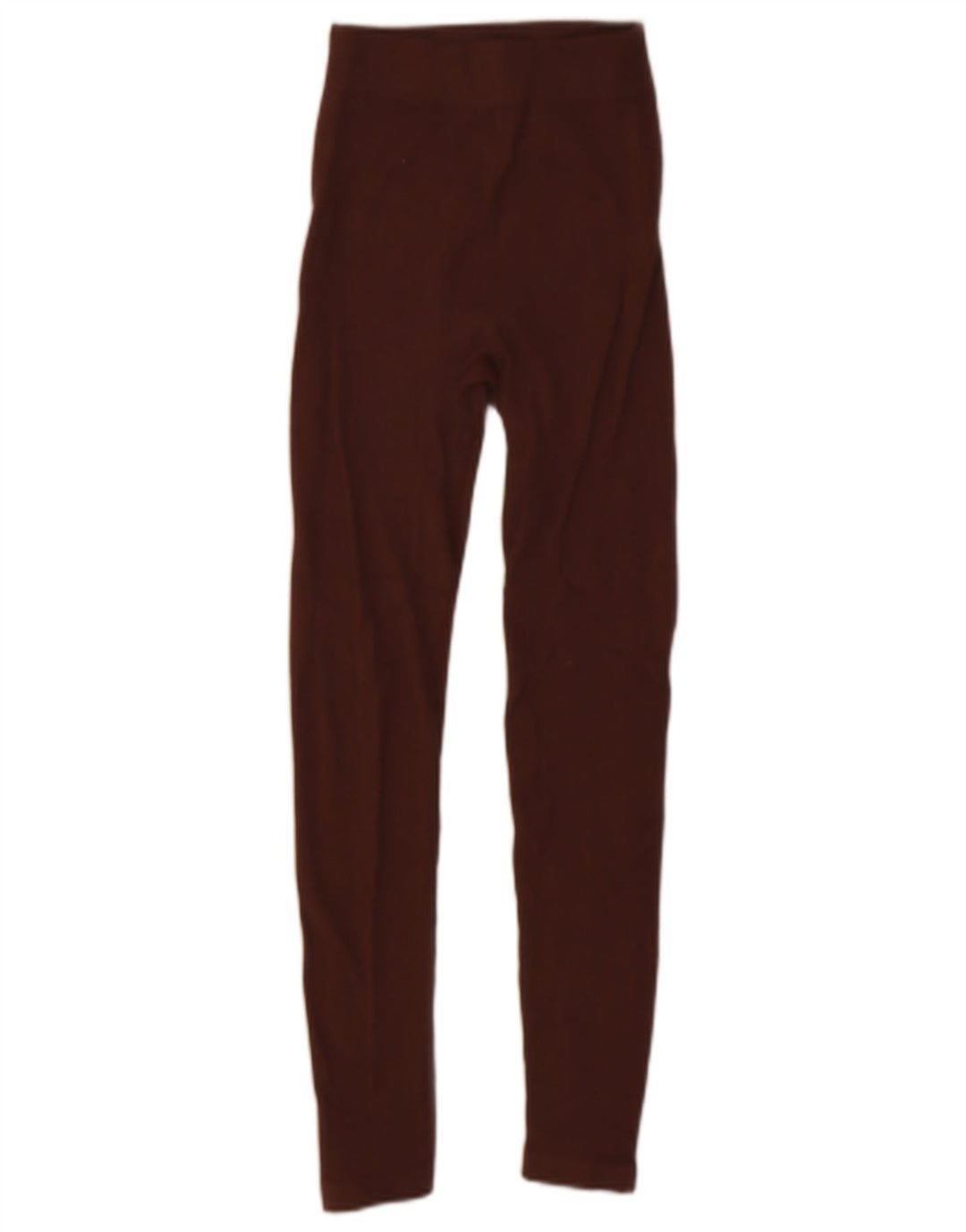 Zara Womens Leggings UK 4 XS Brown Nylon