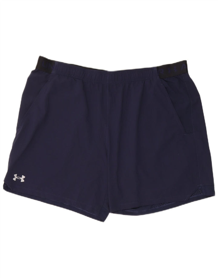 Under Armour Mens Graphic Sport Shorts 2XL Navy Blue