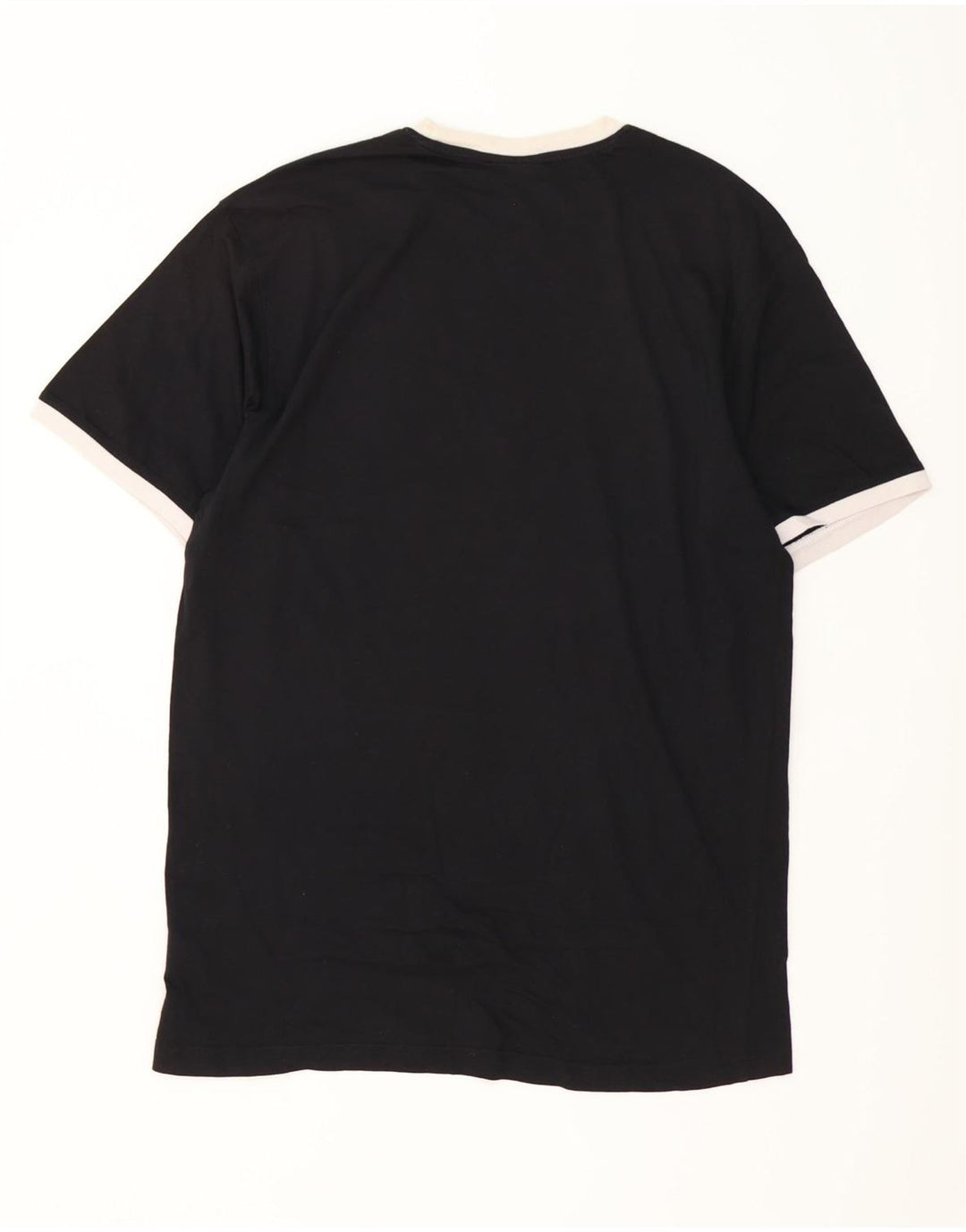 Fila Mens Graphic T-Shirt Top XL Black Cotton