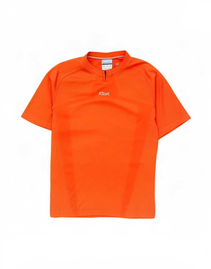 Reebok Mens T-Shirt Top XS Orange