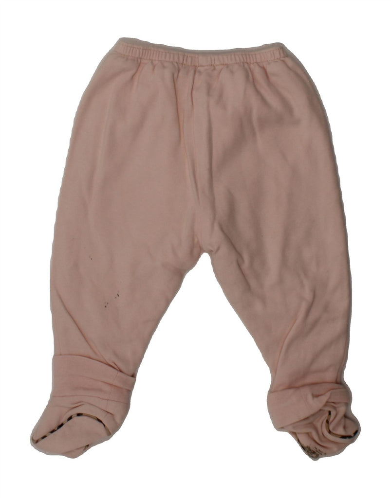 BURBERRY Baby Girls Joggers Trousers 6-9 Months  Pink Vintage Burberry and Second-Hand Burberry from Messina Hembry 