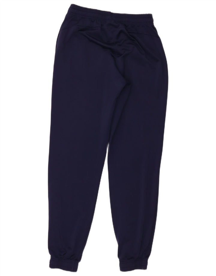 Puma Boys Tracksuit Trousers Joggers 15-16 Years Navy Blue Polyester