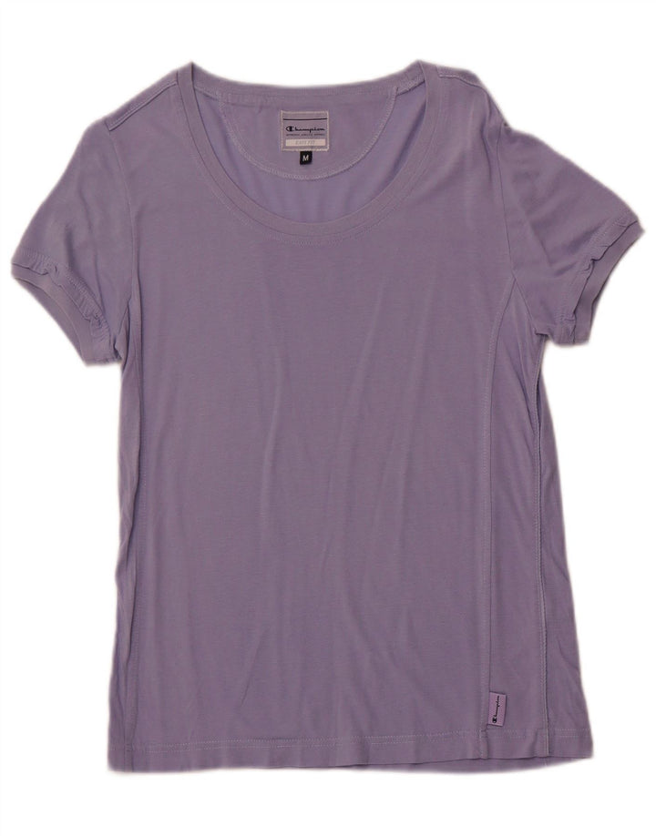 CHAMPION Womens Easy Fit T-Shirt Top UK 12 Medium Purple
