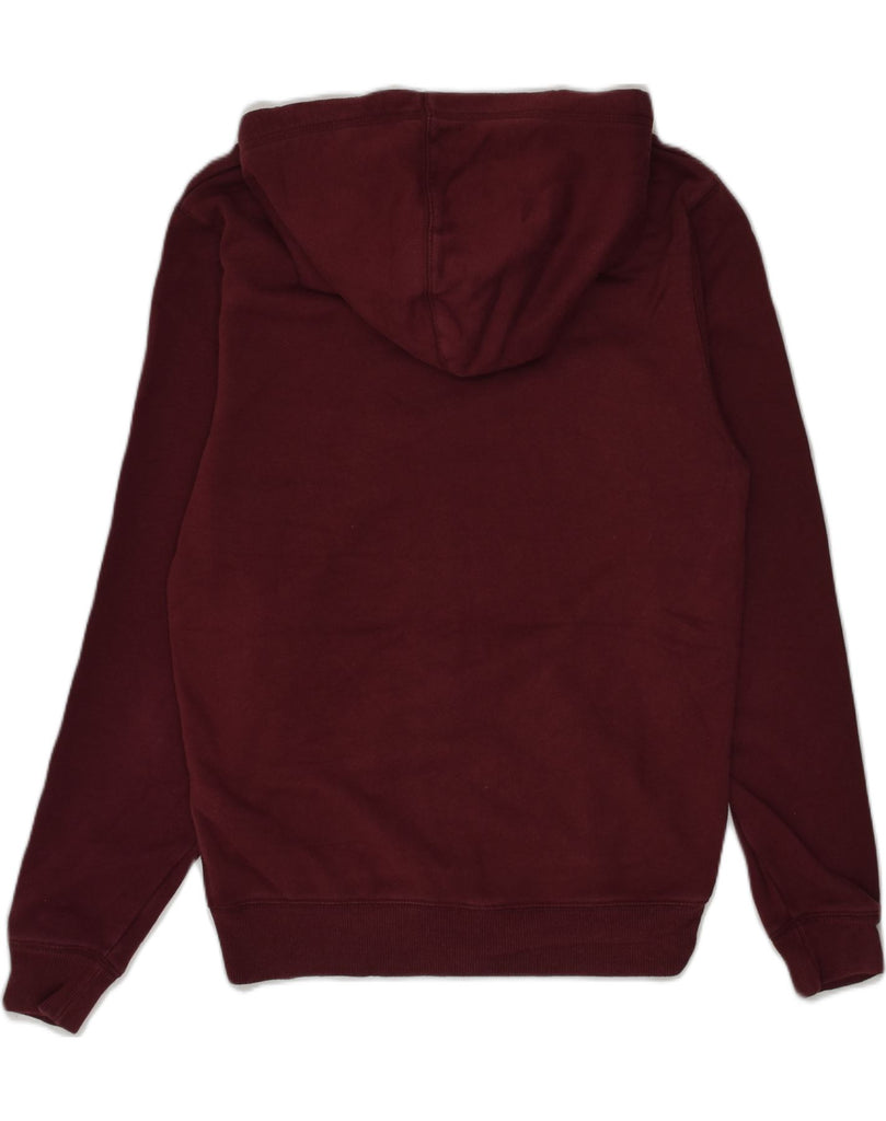 JACK WILLS Mens Classic Fit Zip Hoodie Sweater Medium Burgundy Cotton | Vintage Jack Wills | Thrift | Second-Hand Jack Wills | Used Clothing | Messina Hembry 