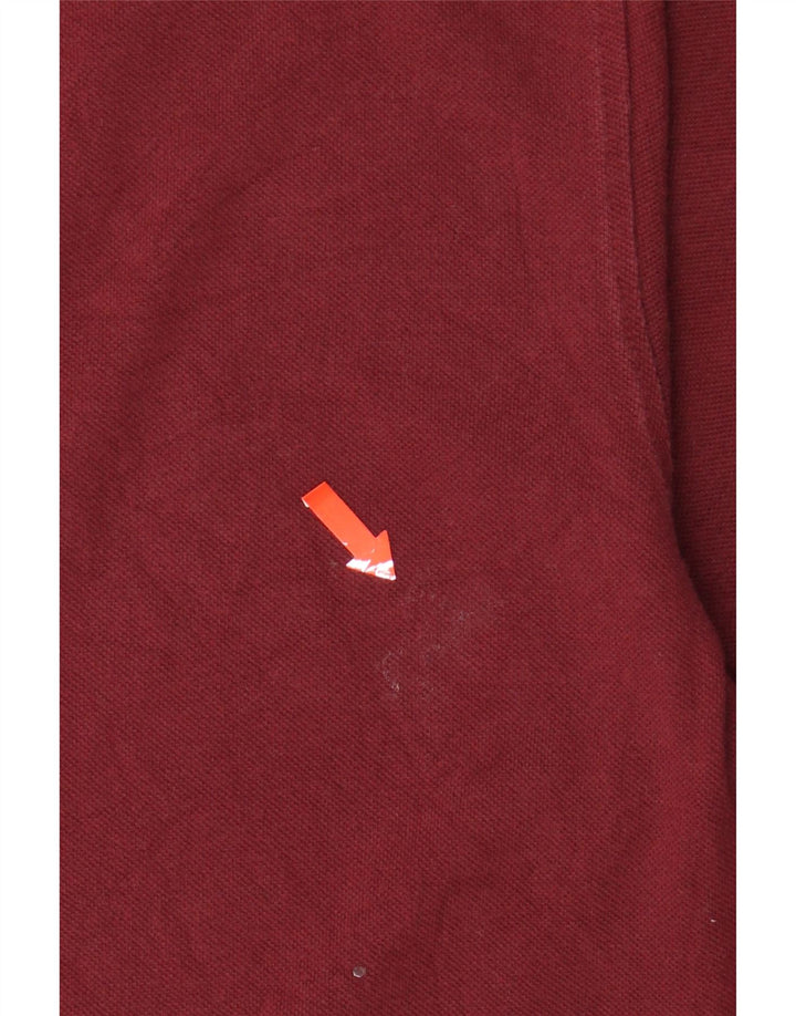 DOCKERS Mens Polo Shirt XL Burgundy Cotton Vintage Dockers and Second-Hand Dockers from Messina Hembry 