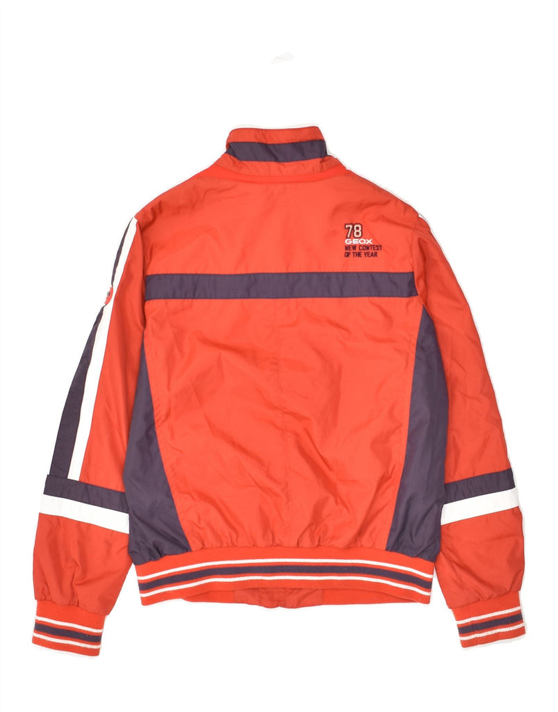 GEOX Boys Bomber Jacket 9-10 Years Orange Polyester | Vintage Geox | Thrift | Second-Hand Geox | Used Clothing | Messina Hembry 