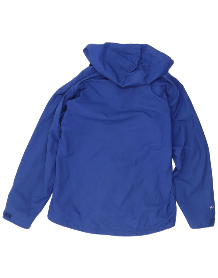 Berghaus Mens Hooded Rain Jacket UK 40 Large Blue Polyamide