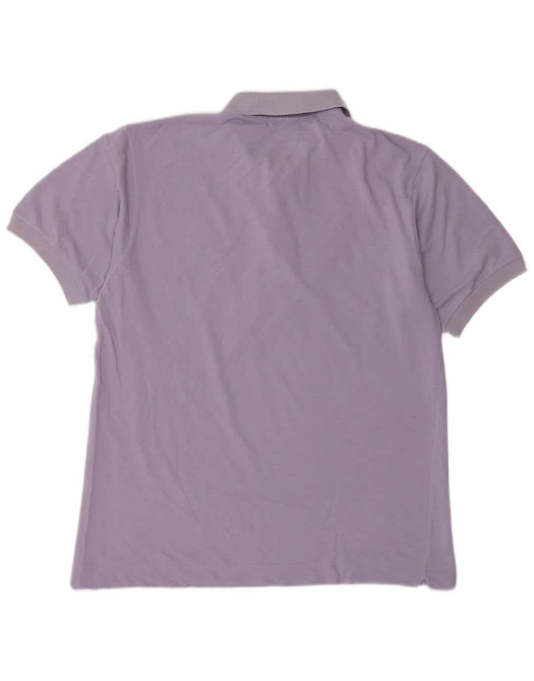 Lacoste Mens Polo Shirt Size 4 Medium Purple Cotton