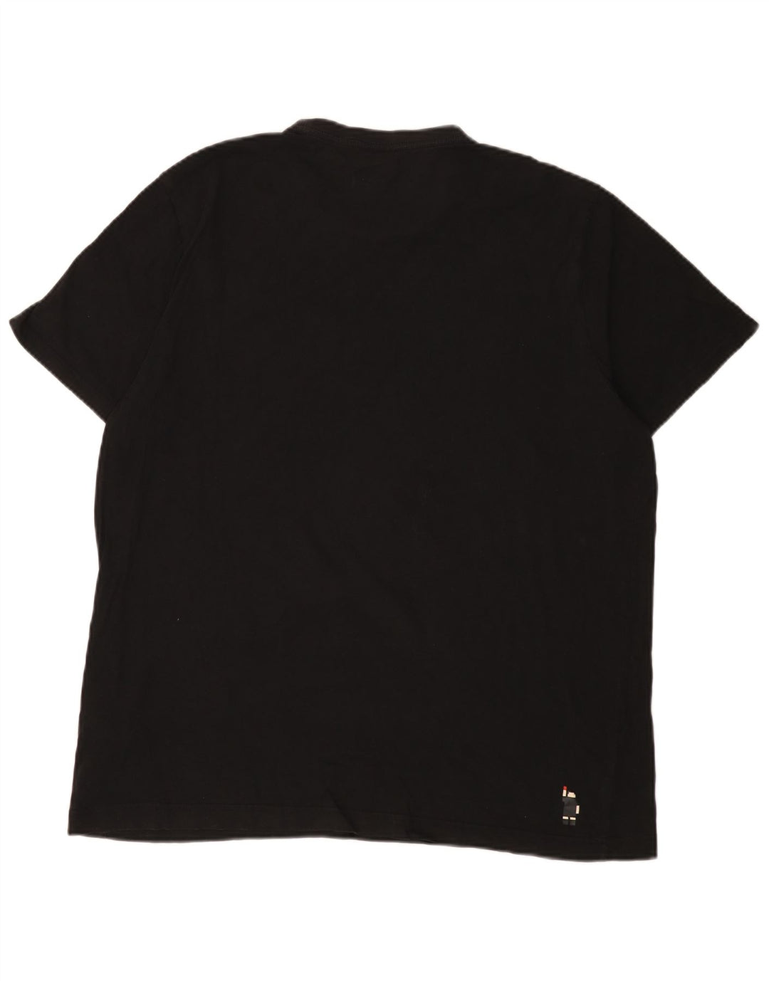 Puma Mens Graphic T-Shirt Top XL Black Cotton