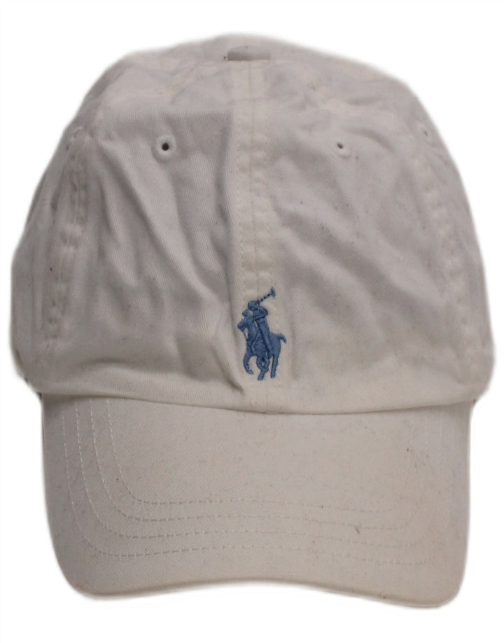 Ralph Lauren Boys Baseball Cap One Size White Cotton