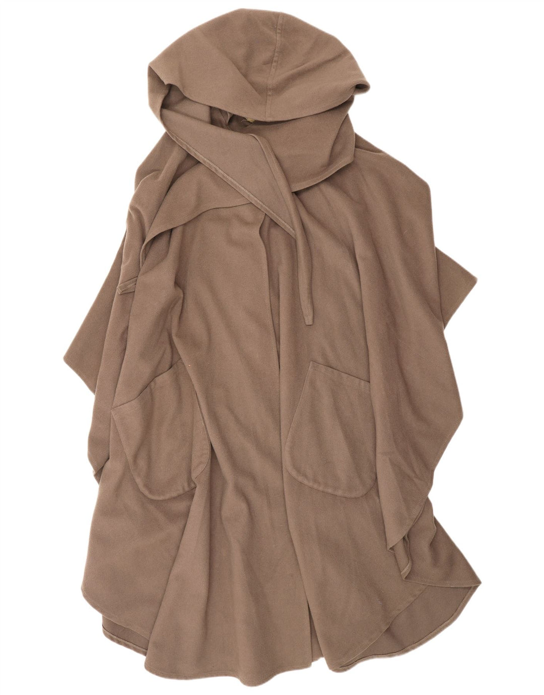 Jimmy Hourihan Womens Poncho Coat One Size Brown Wool