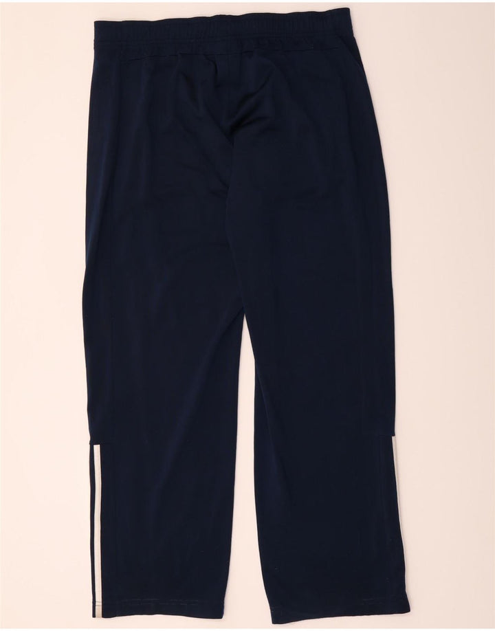 Adidas Mens Tracksuit Trousers UK 44/46 Large Navy Blue Polyester