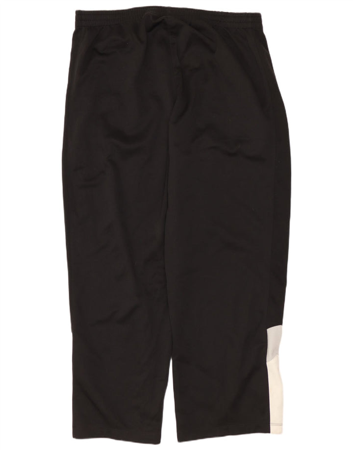 PUMA Mens Tracksuit Trousers Large  Black Colourblock Polyester