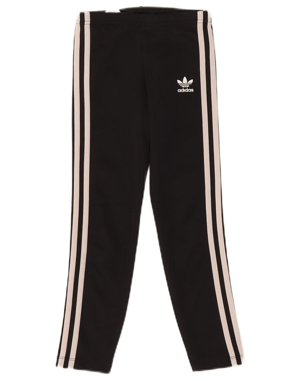 Adidas Girls Leggings 7-8 Years  Black Polyester