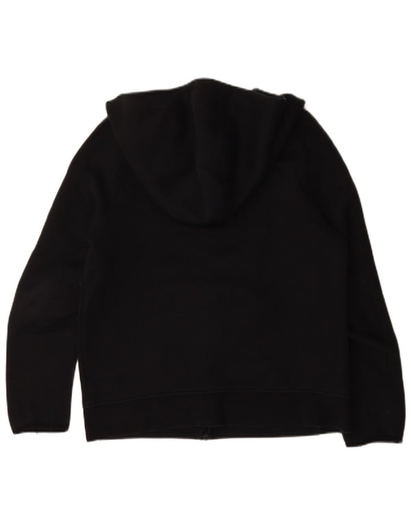 Nike Boys Zip Hoodie Sweater 13-14 Years XL Black Cotton