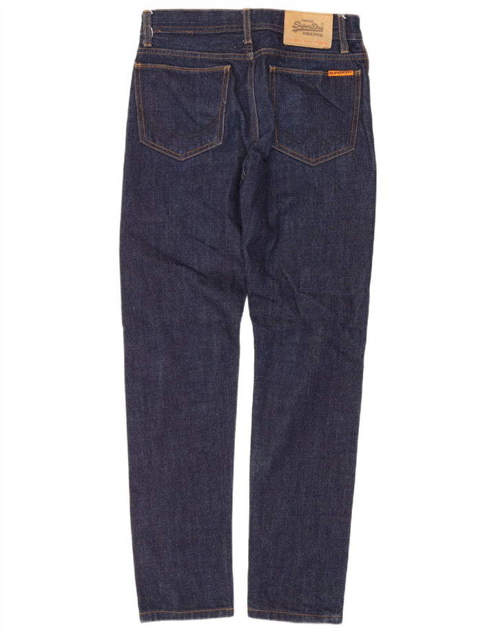 Superdry Womens Slim Jeans W28 L30 Navy Blue Cotton