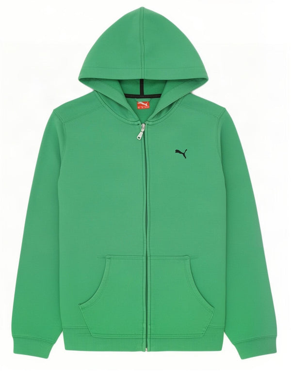Puma Boys Zip Hoodie Sweater 15-16 Years Green