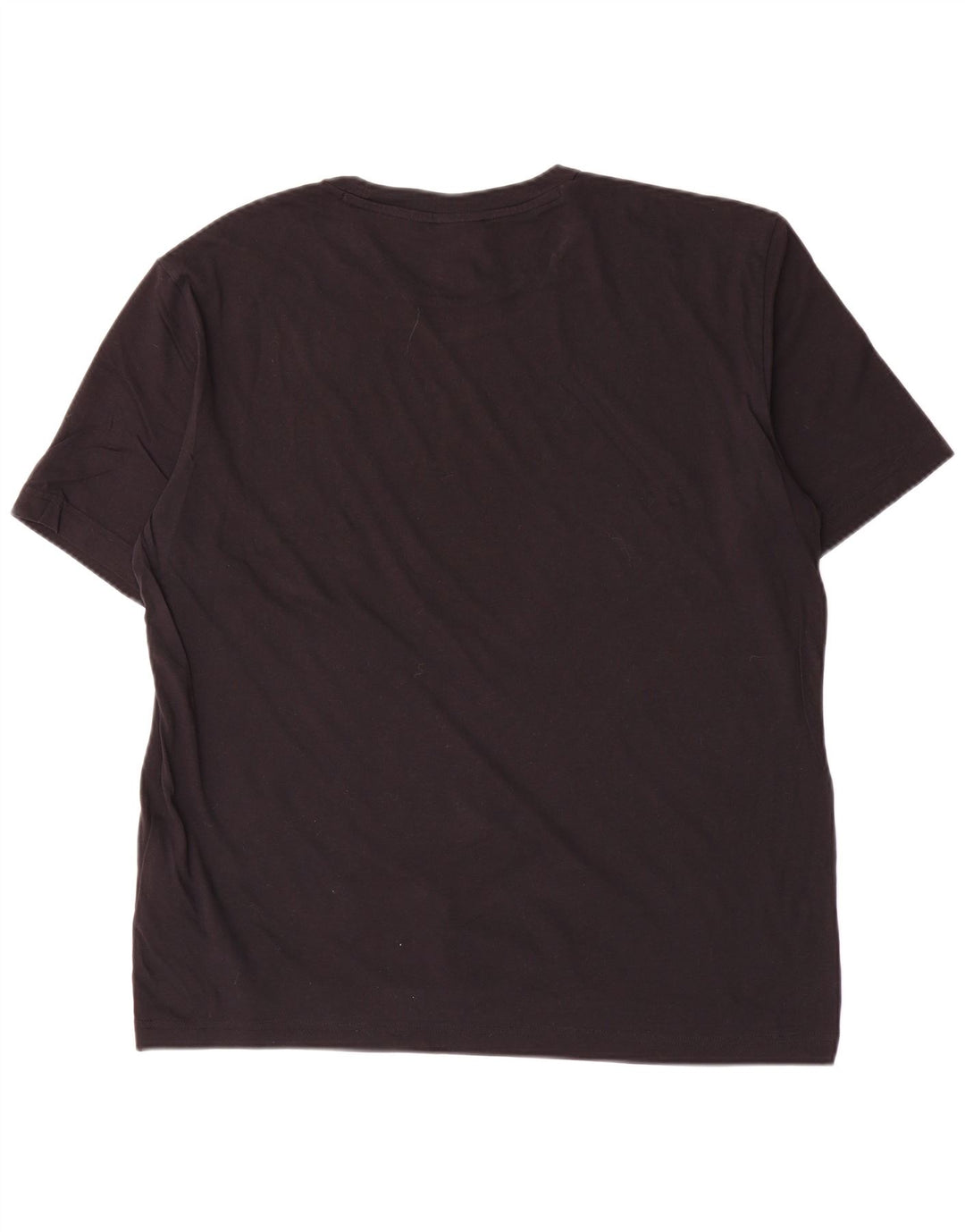 Champion Mens T-Shirt Top Large Black Cotton