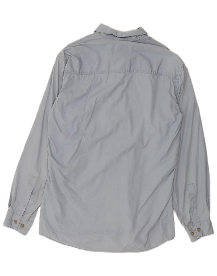 Marlboro Classics Mens Shirt Large Blue Cotton