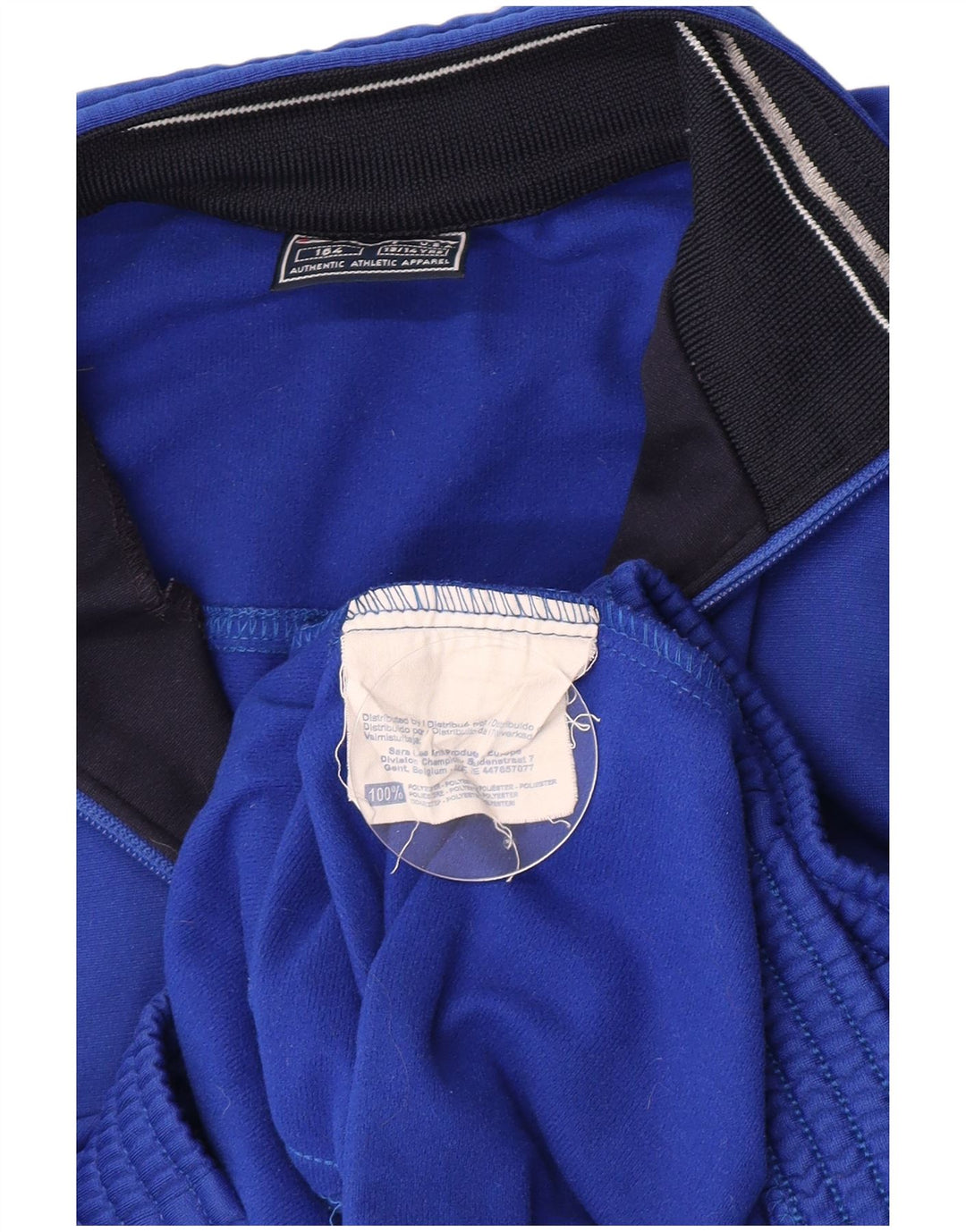 Champion Boys Tracksuit Top Jacket 13-14 Years Navy Blue Polyester