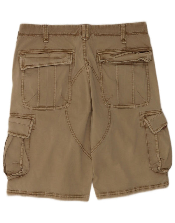 Blauer Mens Cargo Shorts W33 Medium Beige Cotton