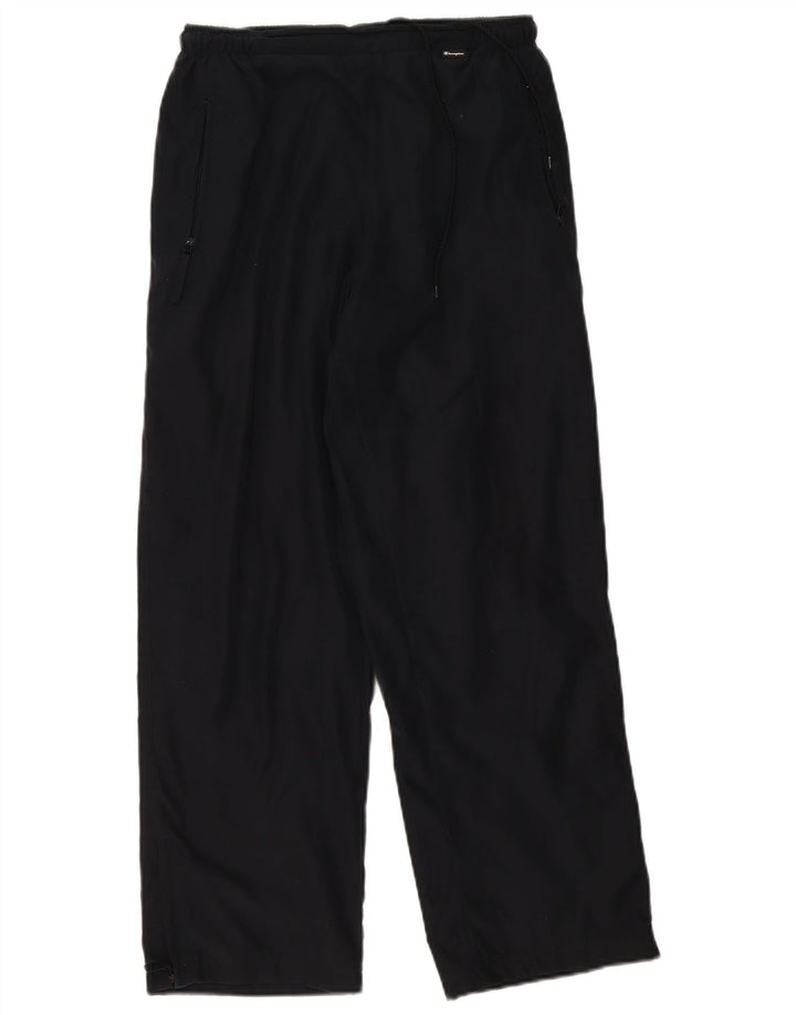 Champion Mens Tracksuit Trousers Medium Black Polyester