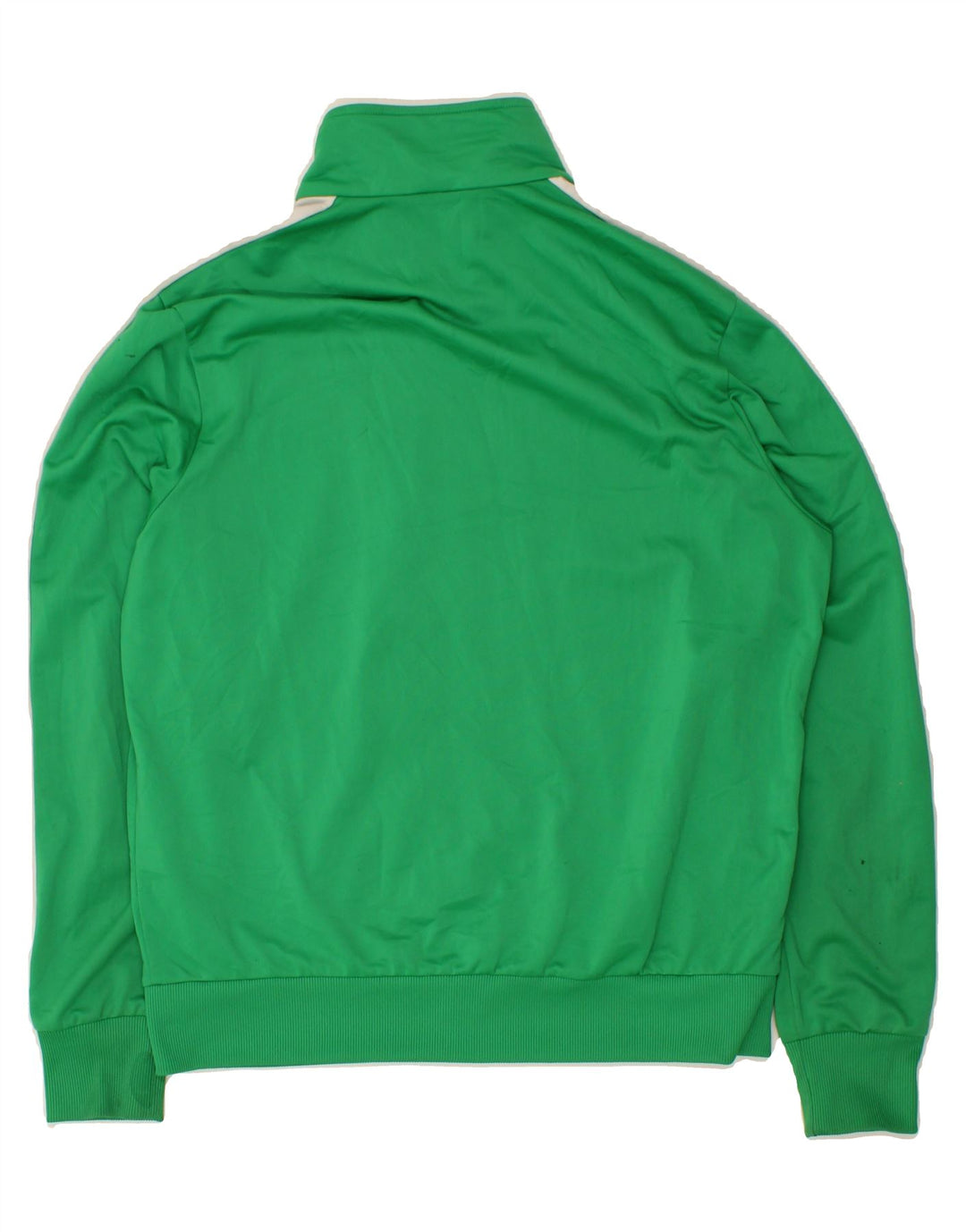 PUMA Mens Tracksuit Top Jacket Large Green Polyester