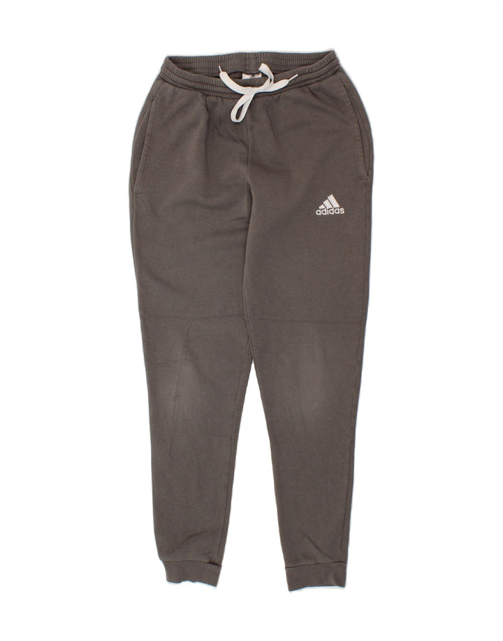 ADIDAS Mens Tracksuit Trousers Joggers Small Grey Cotton Vintage Adidas and Second-Hand Adidas from Messina Hembry 