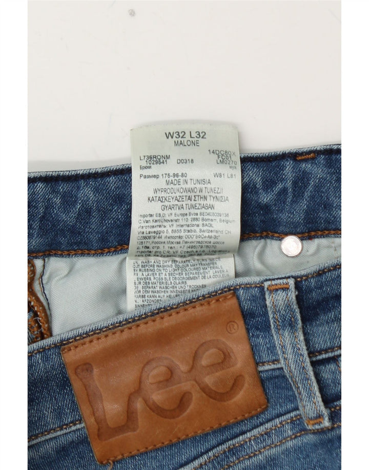 LEE Womens Malone Skinny Jeans W32 L32 Blue Cotton