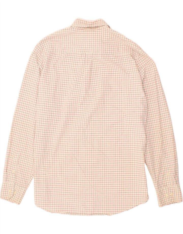 DOCKERS Mens Shirt Large Beige Check Cotton Vintage Dockers and Second-Hand Dockers from Messina Hembry 