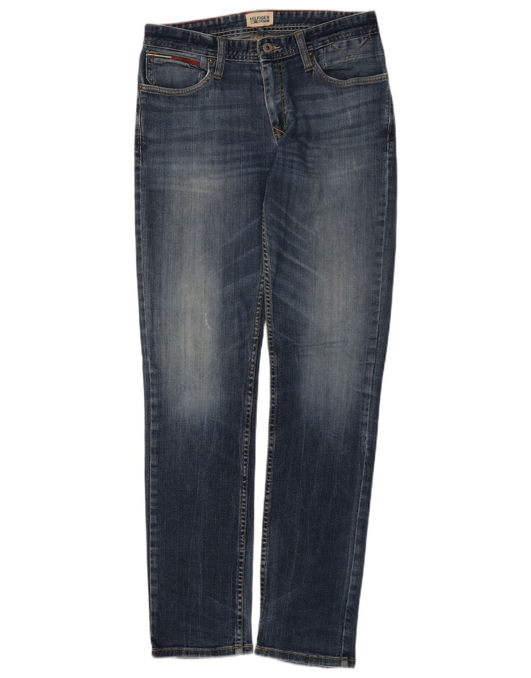 Tommy Hilfiger Mens Slim Jeans W30 L34 Blue Cotton