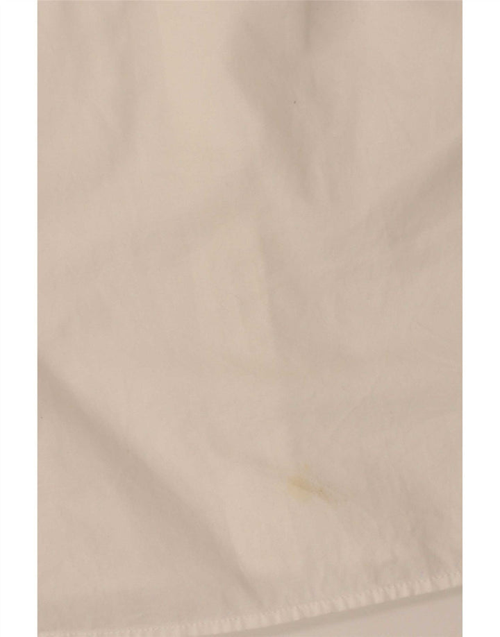Massimo Dutti Womens Long Sleeve Shirt EU 44 XL White Cotton