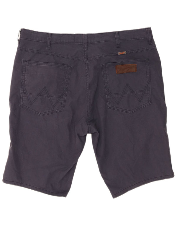 Wrangler Mens Arizona Stretch Casual Shorts W40 XL Navy Blue Cotton
