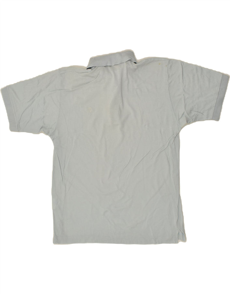 SERGIO TACCHINI Mens Polo Shirt IT 46 Small Blue Cotton | Vintage Sergio Tacchini | Thrift | Second-Hand Sergio Tacchini | Used Clothing | Messina Hembry 